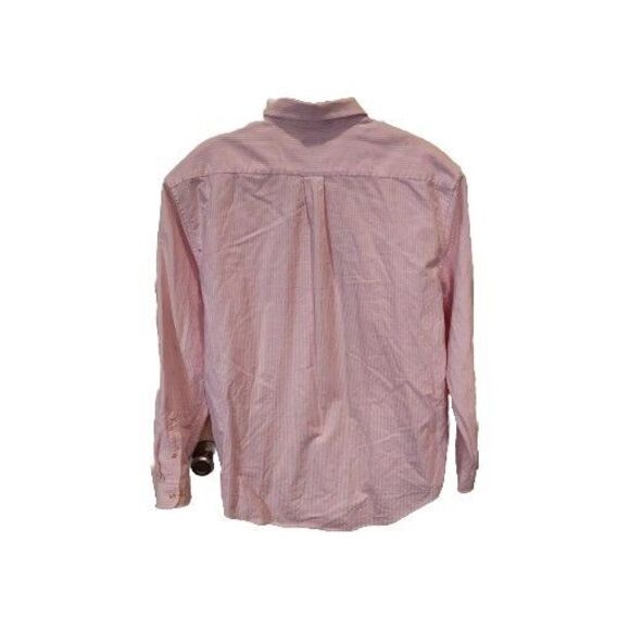 G.H. Bass Shirt Mens Large Pink Button Up Long Sleeve Outdoor Casual Comfort Fit - Picture 5 of 7